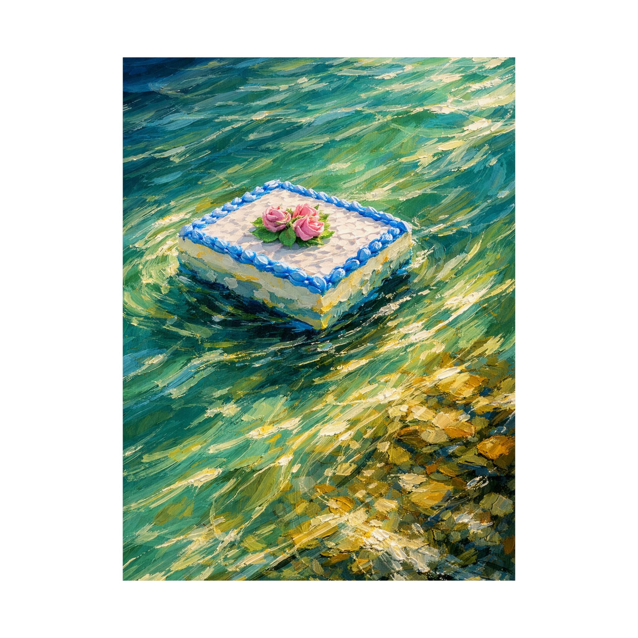 Feral Cake Matte Vertical Poster