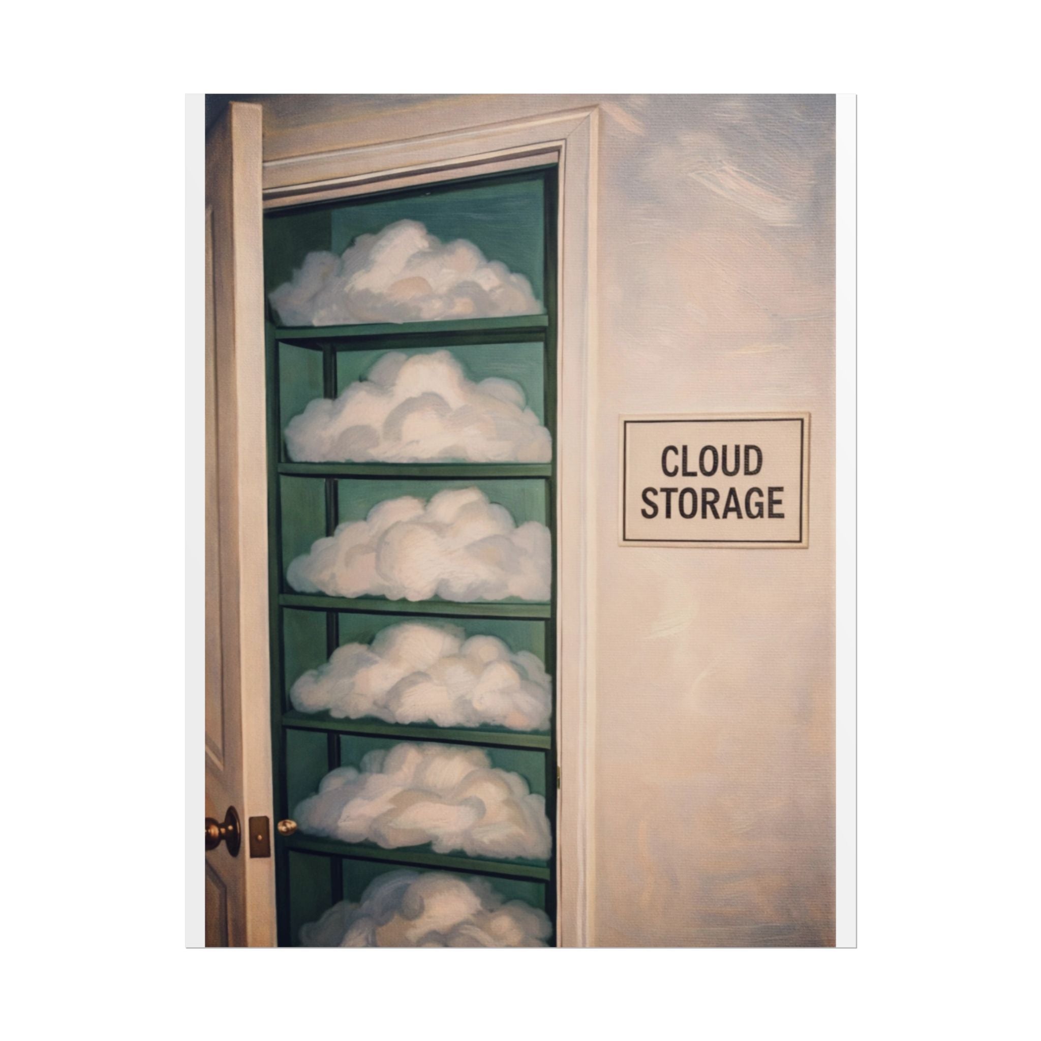 Cloud Storage - Semi-Glossy Rolled Posters