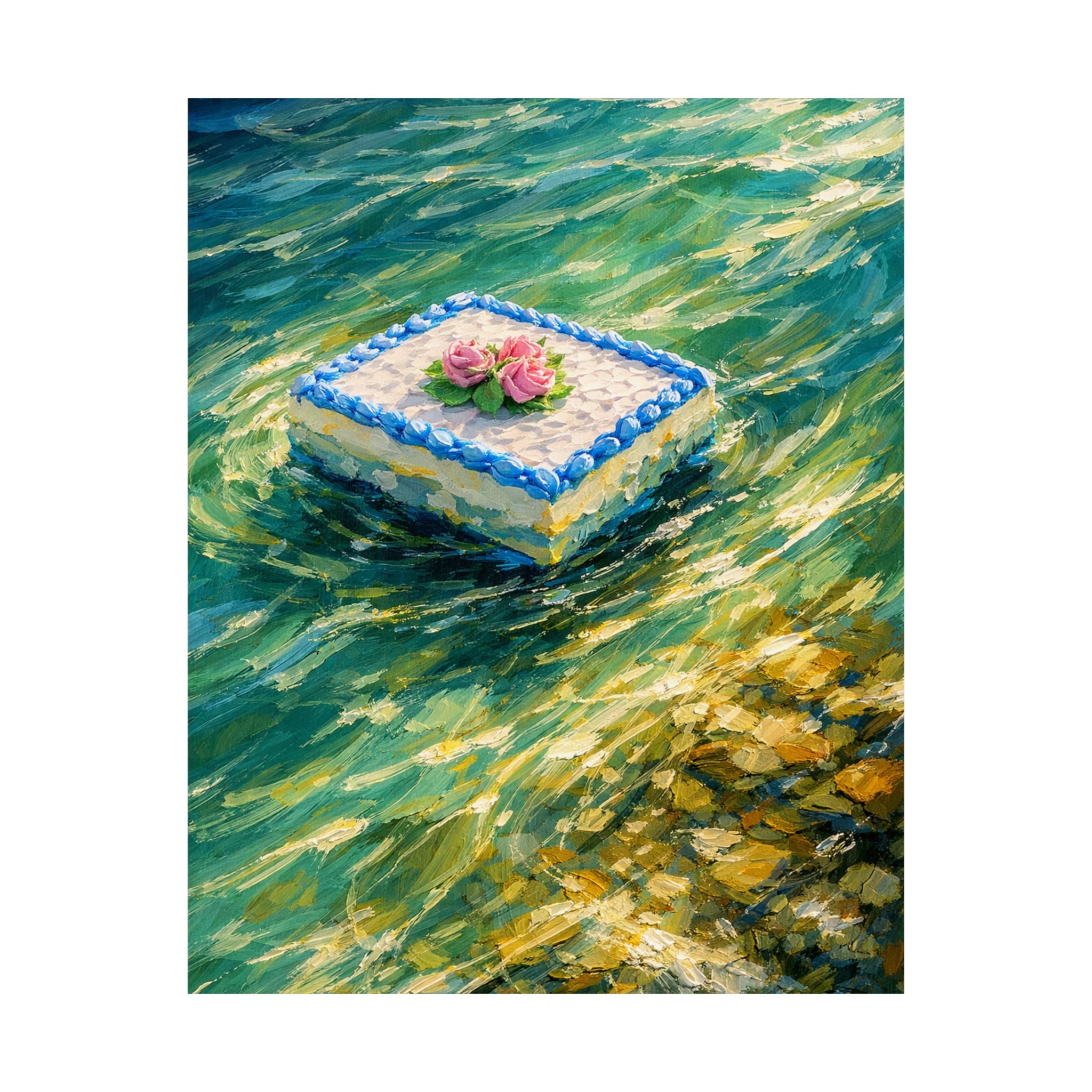 Feral Cake Matte Vertical Poster