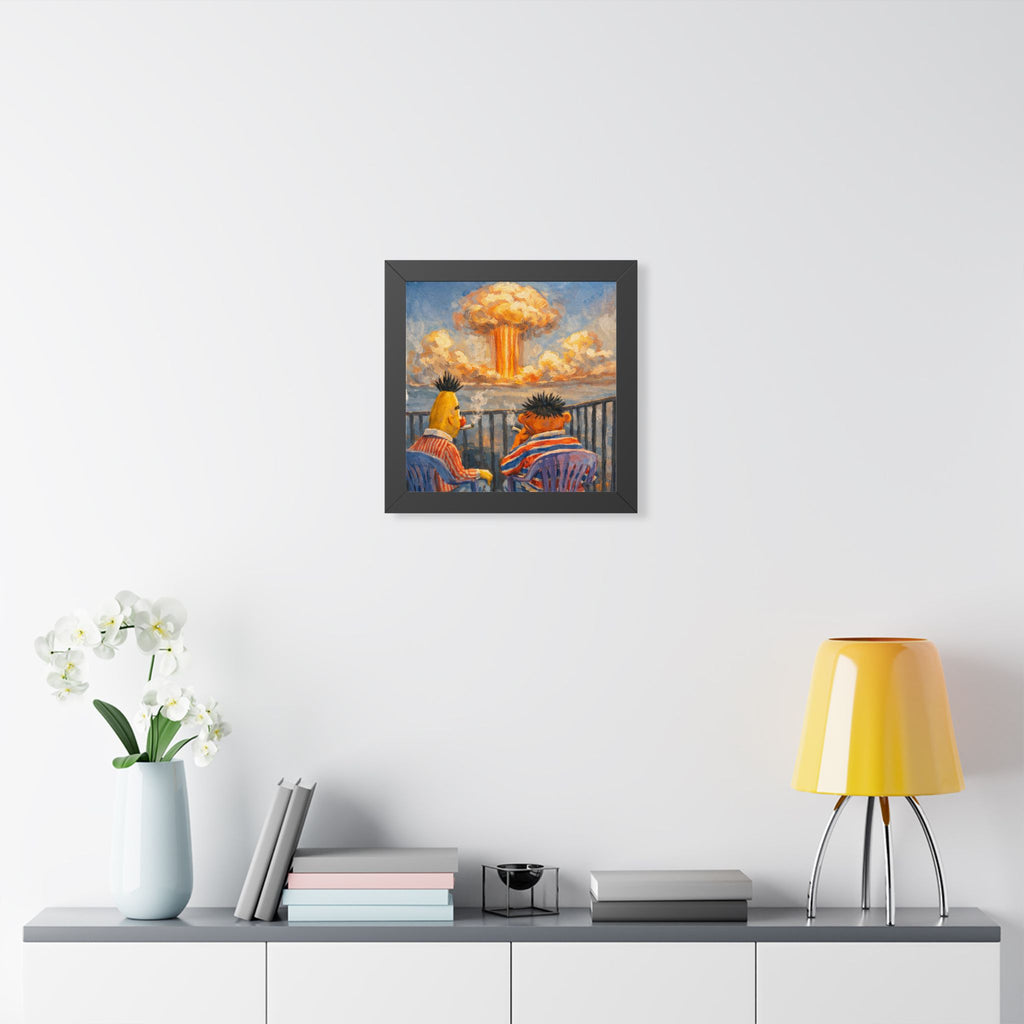 BEST FRIENDS TO THE END - Framed Vertical Poster