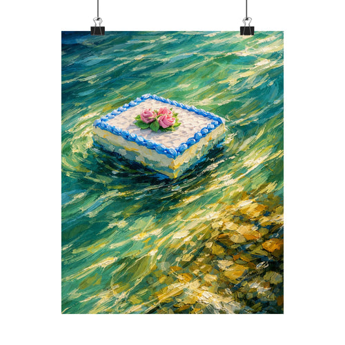 Feral Cake Matte Vertical Poster