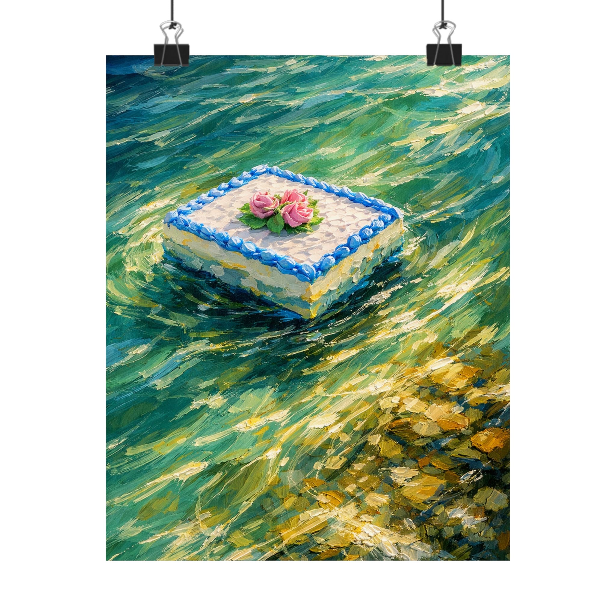 Feral Cake Matte Vertical Poster