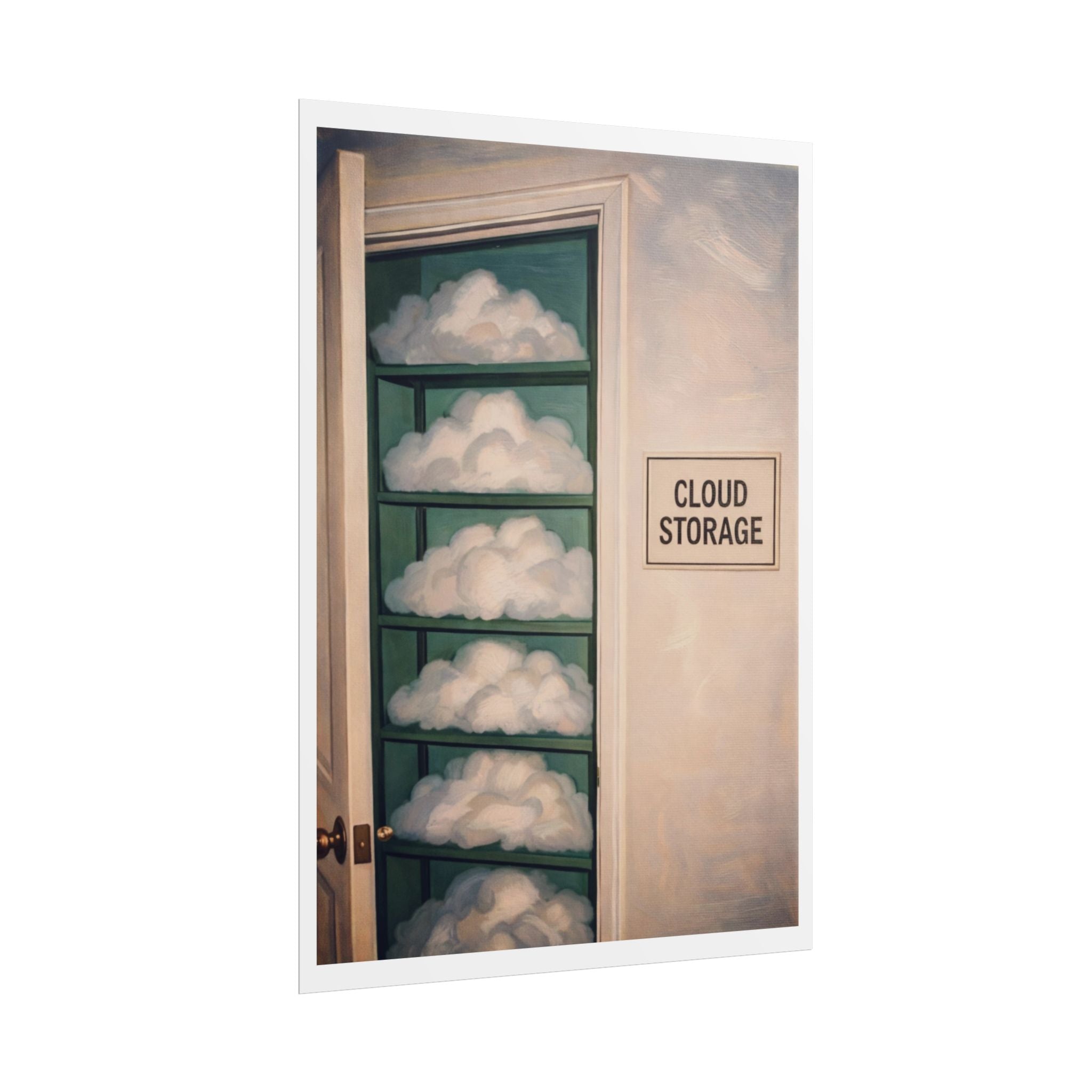 Cloud Storage - Semi-Glossy Rolled Posters