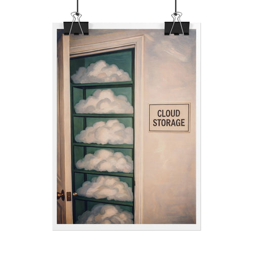 Cloud Storage - Semi-Glossy Rolled Posters