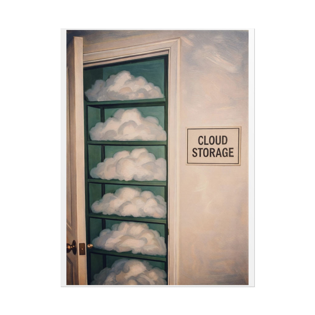 Cloud Storage - Semi-Glossy Rolled Posters